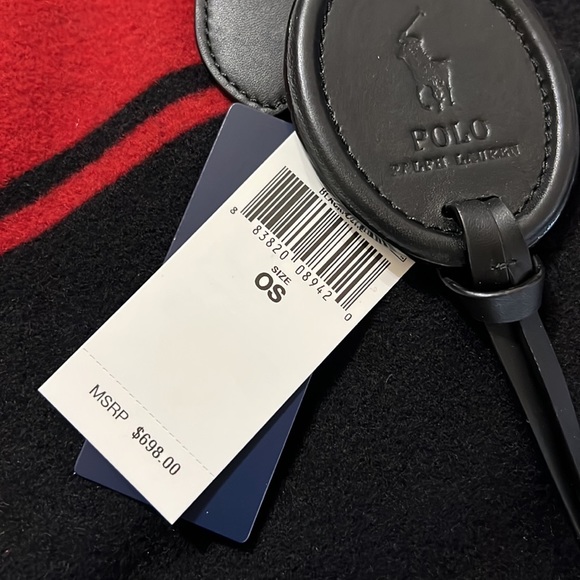 Ralph Lauren Wool-Blend Graphic Medium Bellport Tote - Picture 6 of 8